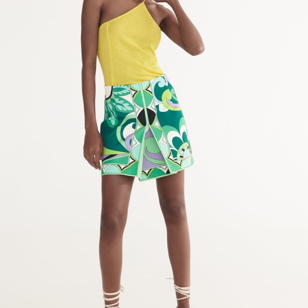Zara Short Printed Skirt